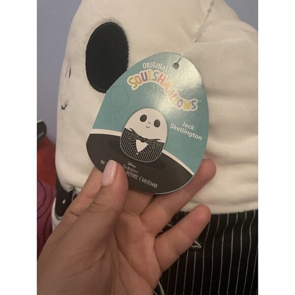 NWT SQUISHMALLOWS Disney Nightmare Before Christmas JACK SALLY Plush Dolls - Picture 5 of 5